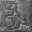 Carved Stone Tile (Large Lizard)