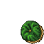 Green Round Cushion