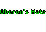 Oberon's Hate