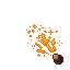 Orange Fireworks (Fountain)
