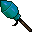 Turquoise Fireworks Rocket